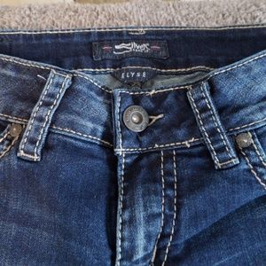 Silver brand elyse crop jean
